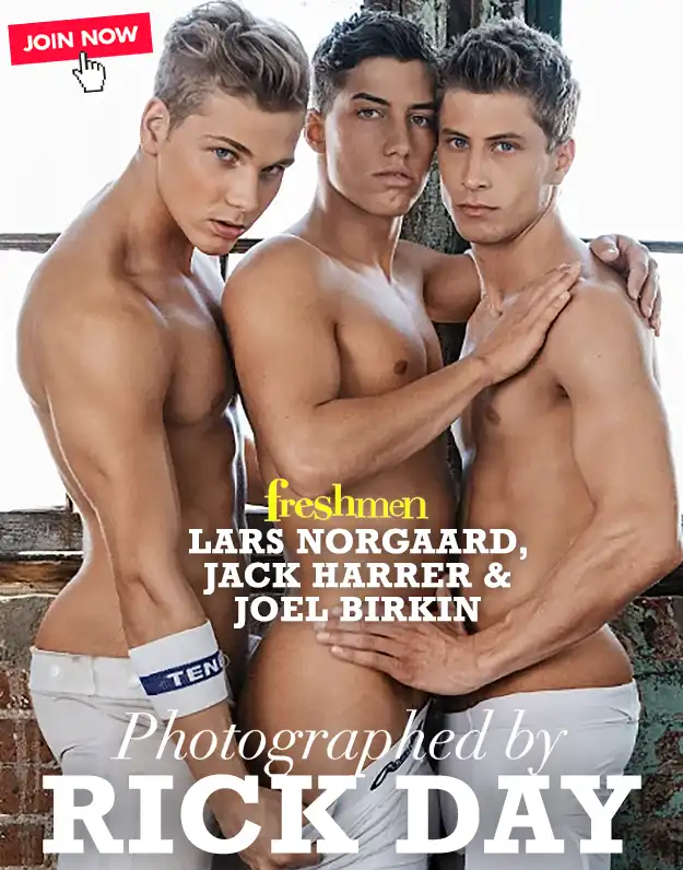 Freshmen Net Lars Norgaard Jack Harrer And Joel Birkin By Rick Day